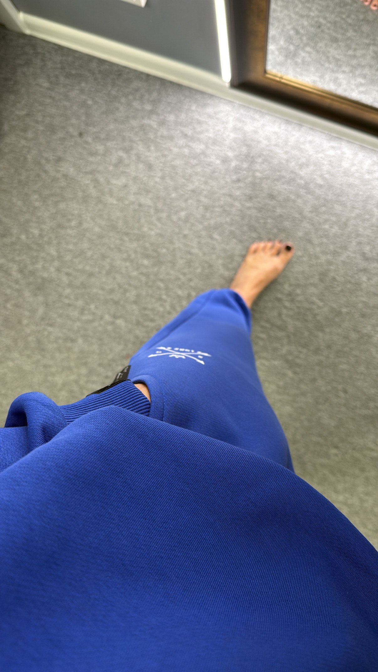 „Royal Blue" kelnės su guma / PREORDER