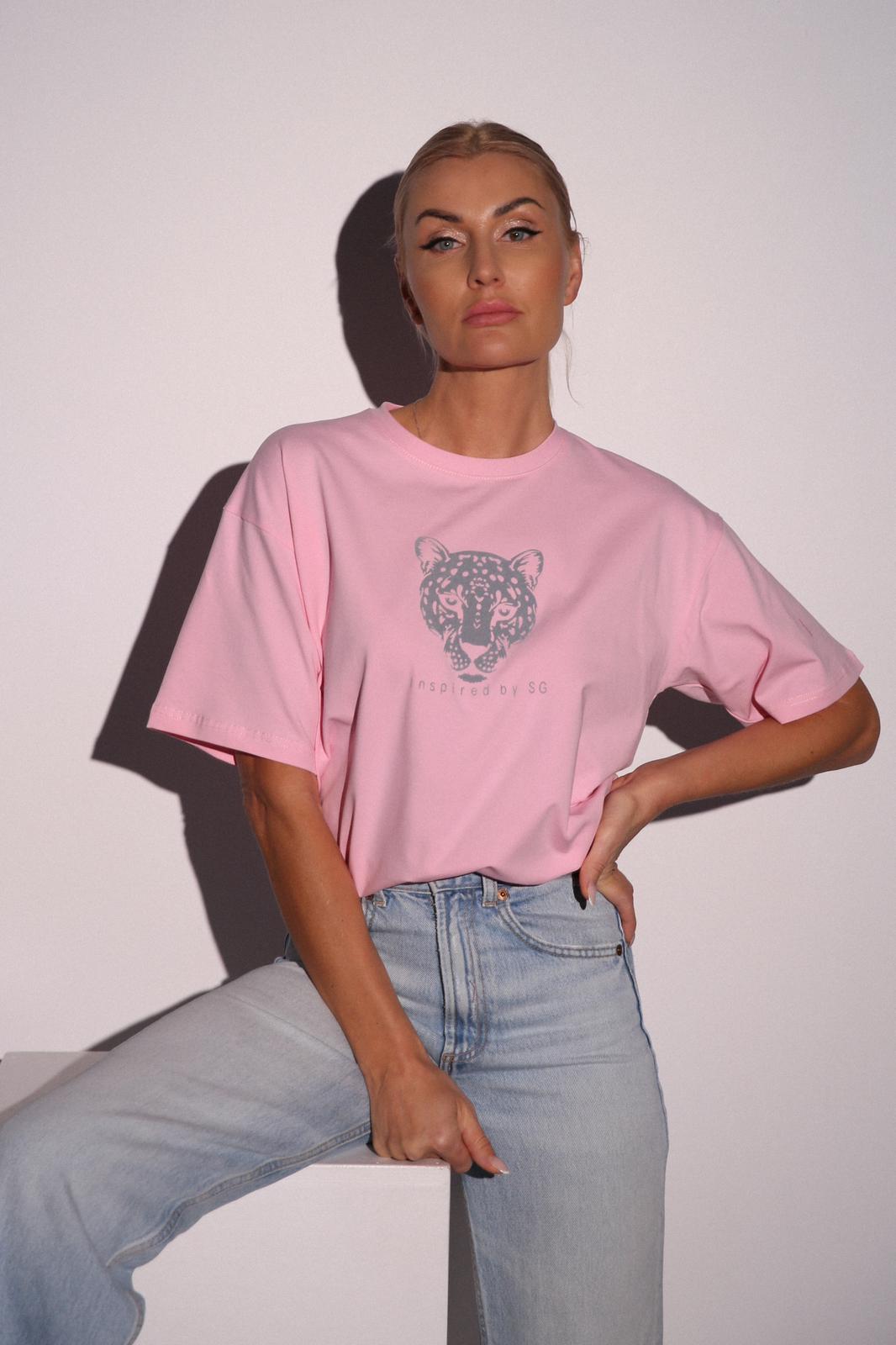 Baby pink moteriška palaidinė
