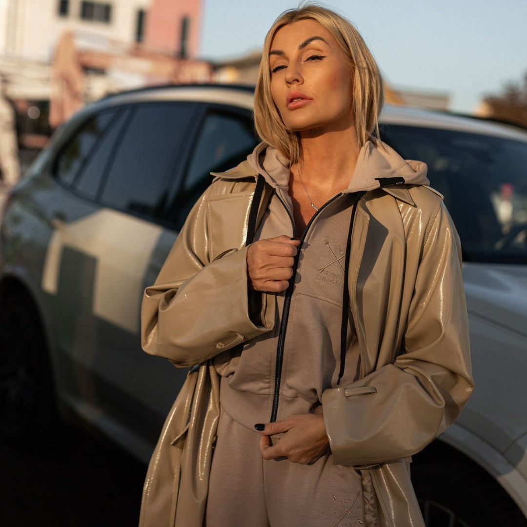 Moteriškas megztinio ir plačių kelnių komplektas | PRE - ORDER