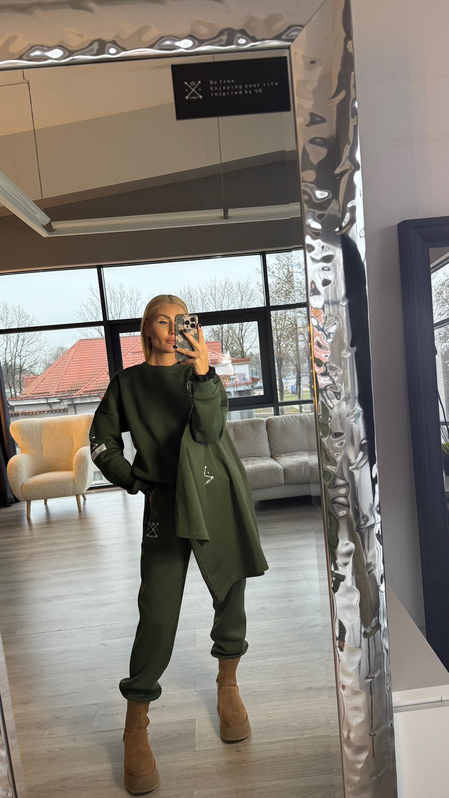 #SG1982# Chaki spalvos kelnės