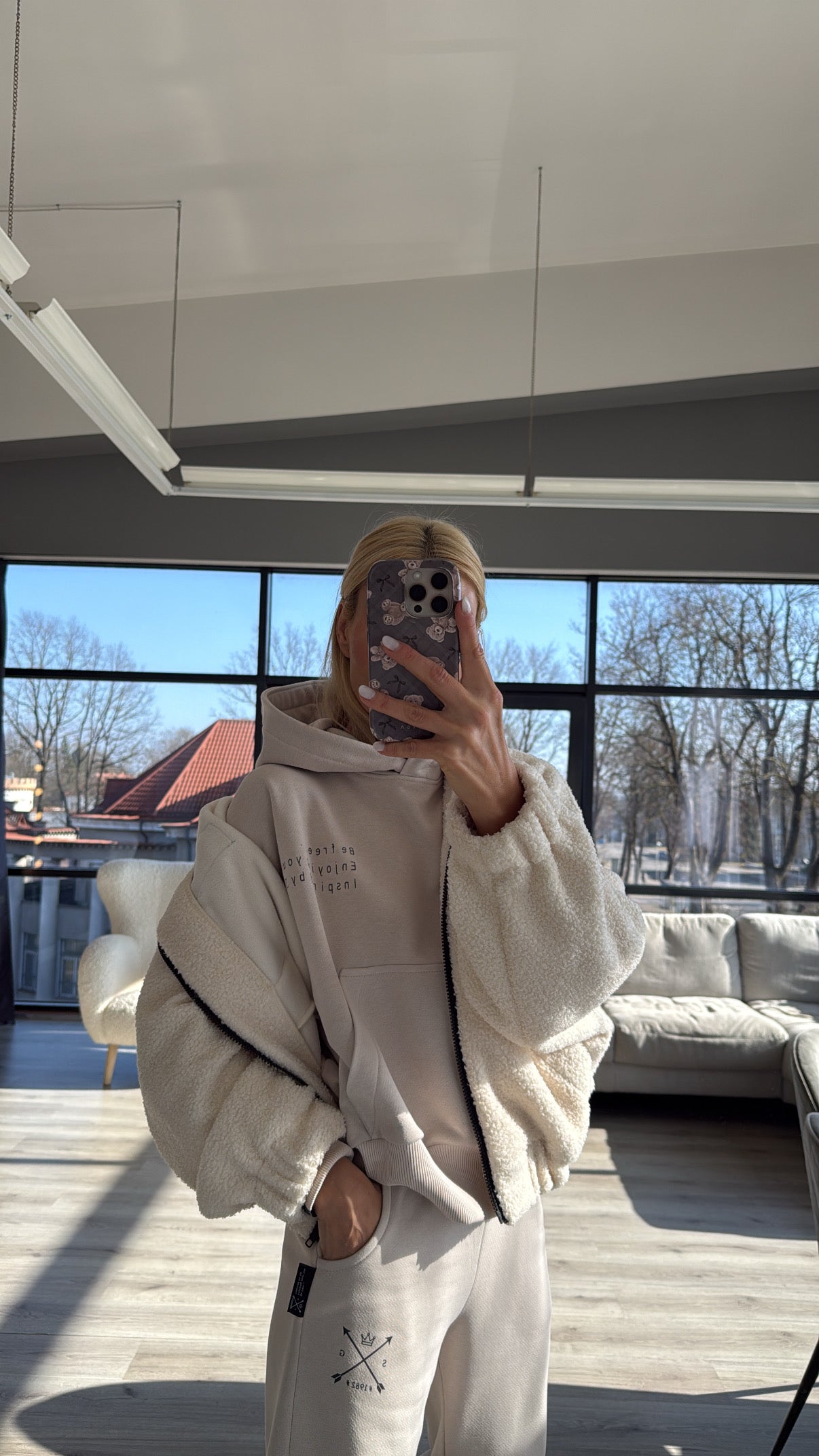 ,,Nude Pudra" džemperis #1982#