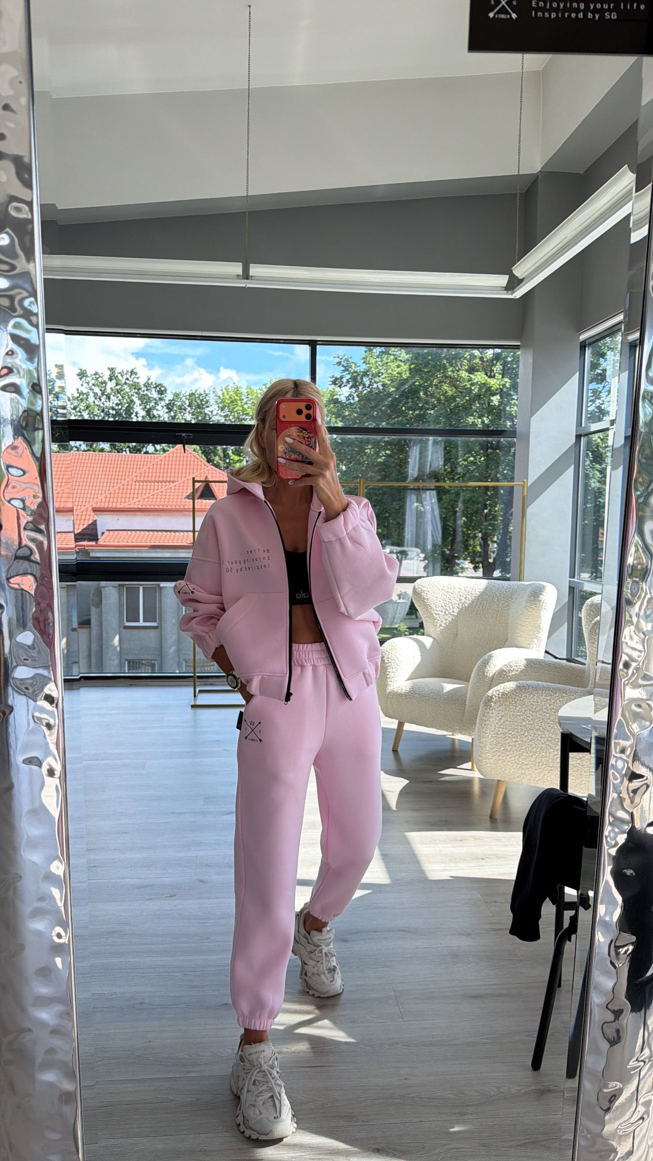 „Sweet Pink“ kelnės su pūku „SG1982“