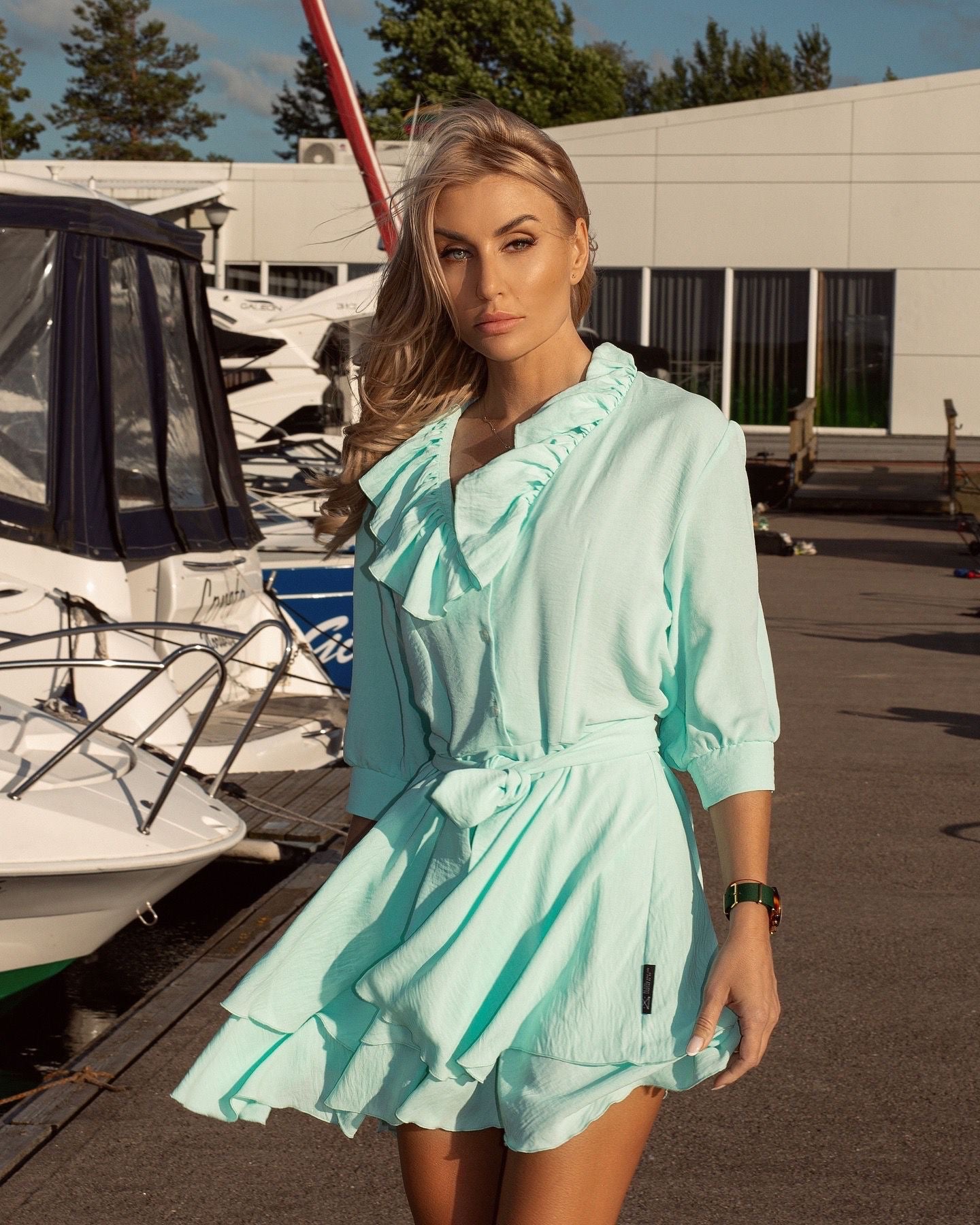 Aqua suknelė | PRE - ORDER