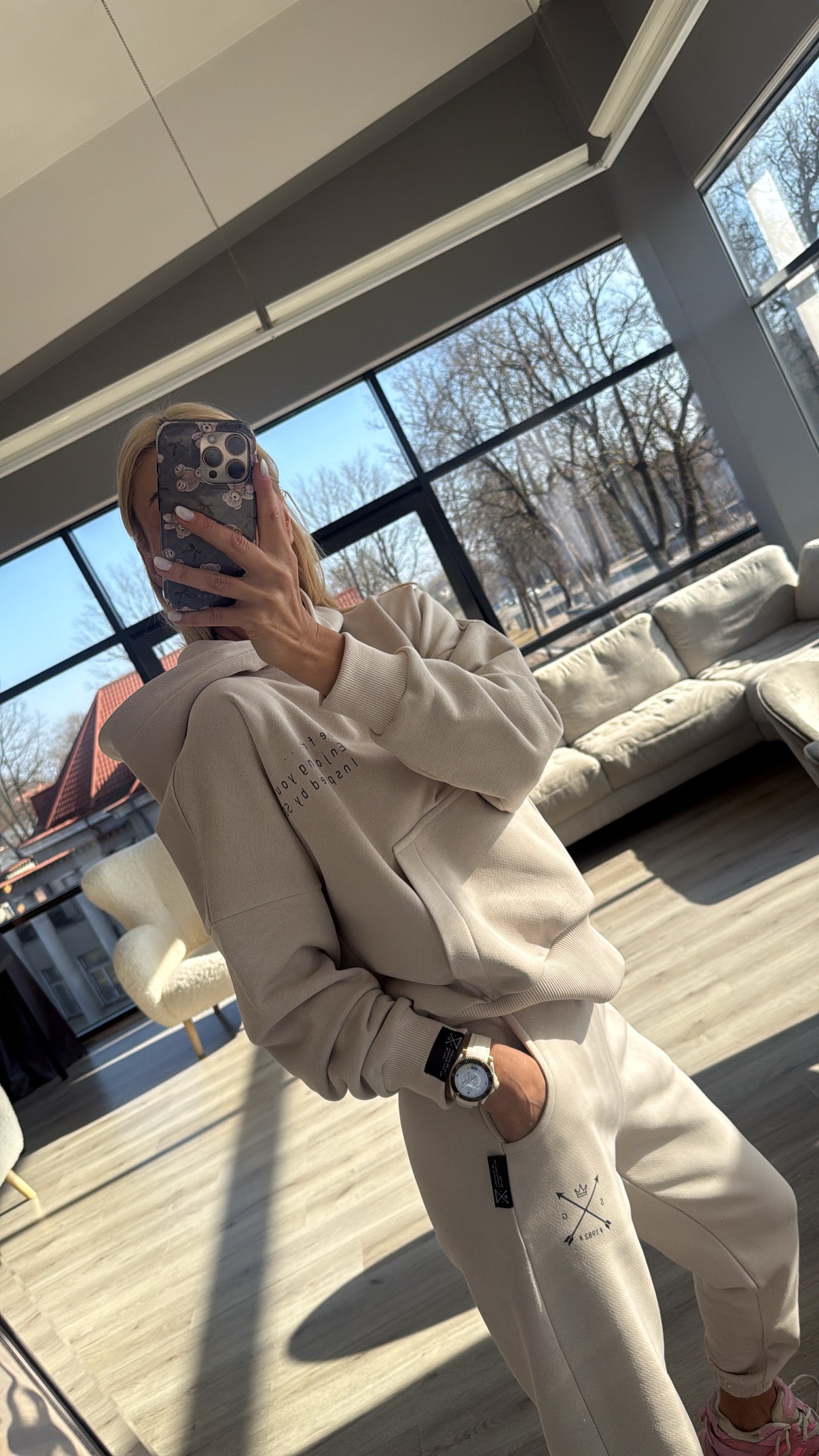 ,,Nude Pudra" džemperis #1982#