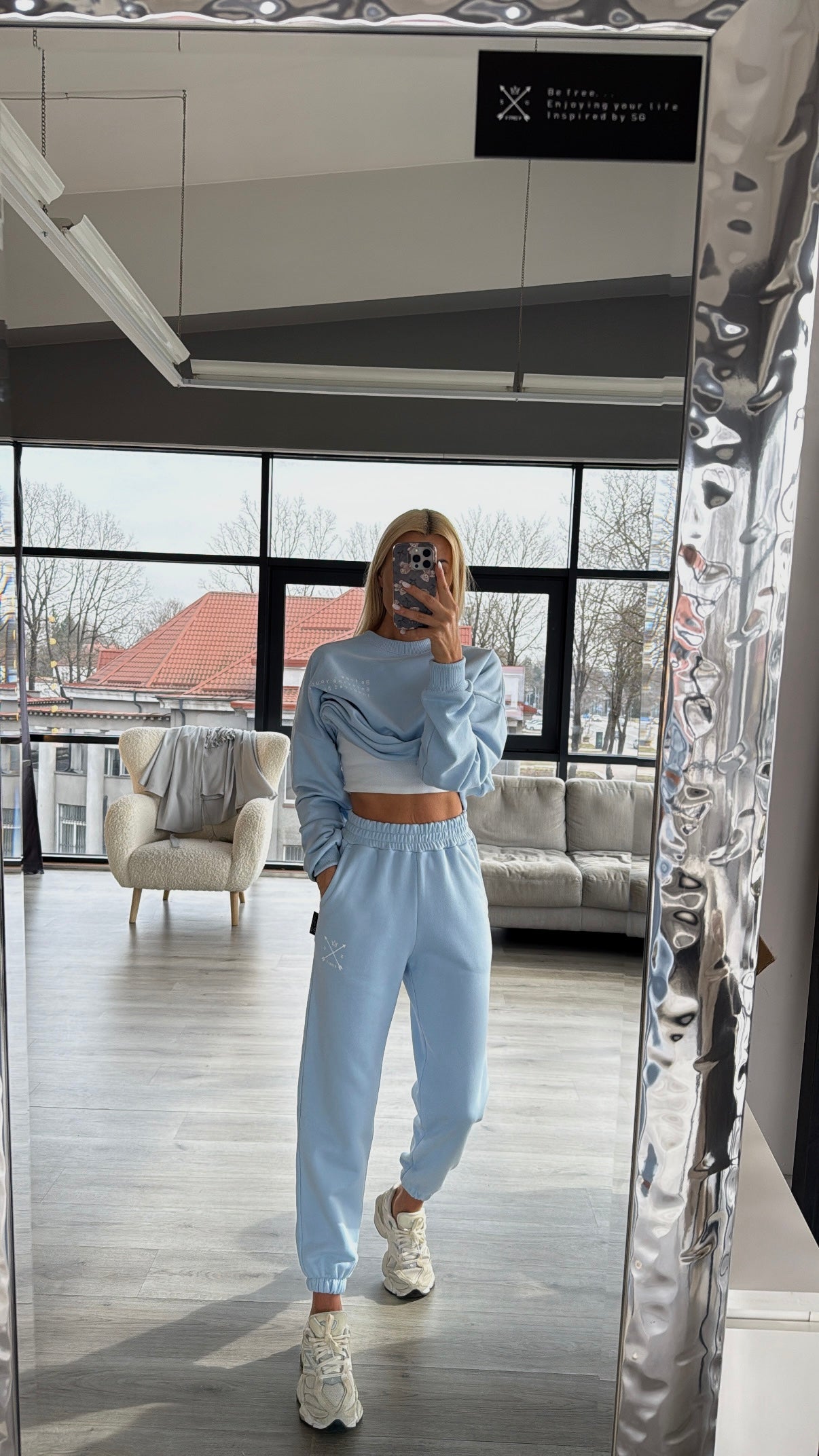 ,,Baby Light Blue" kelnės  #SG1982#