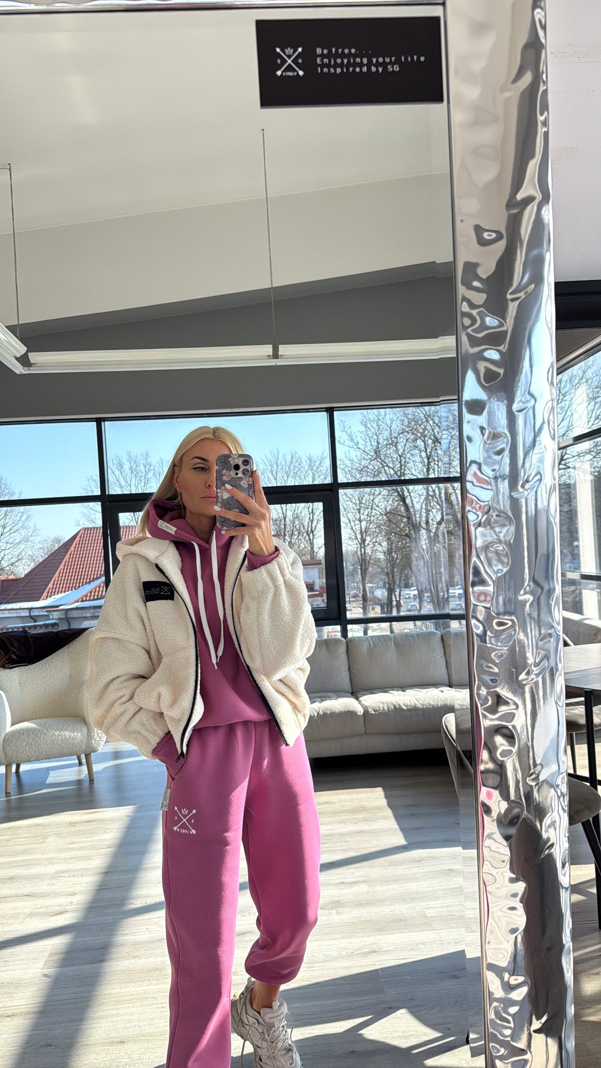 ,,Smoke Lilac" džemperis #SG1982#