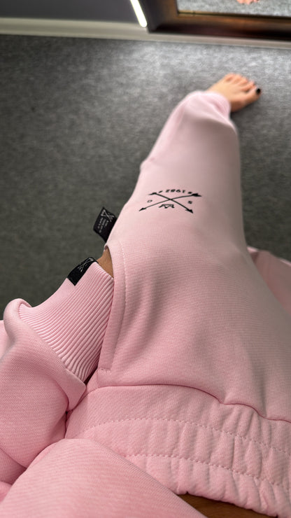 „Baby Pink" kelnės su guma / PREORDER