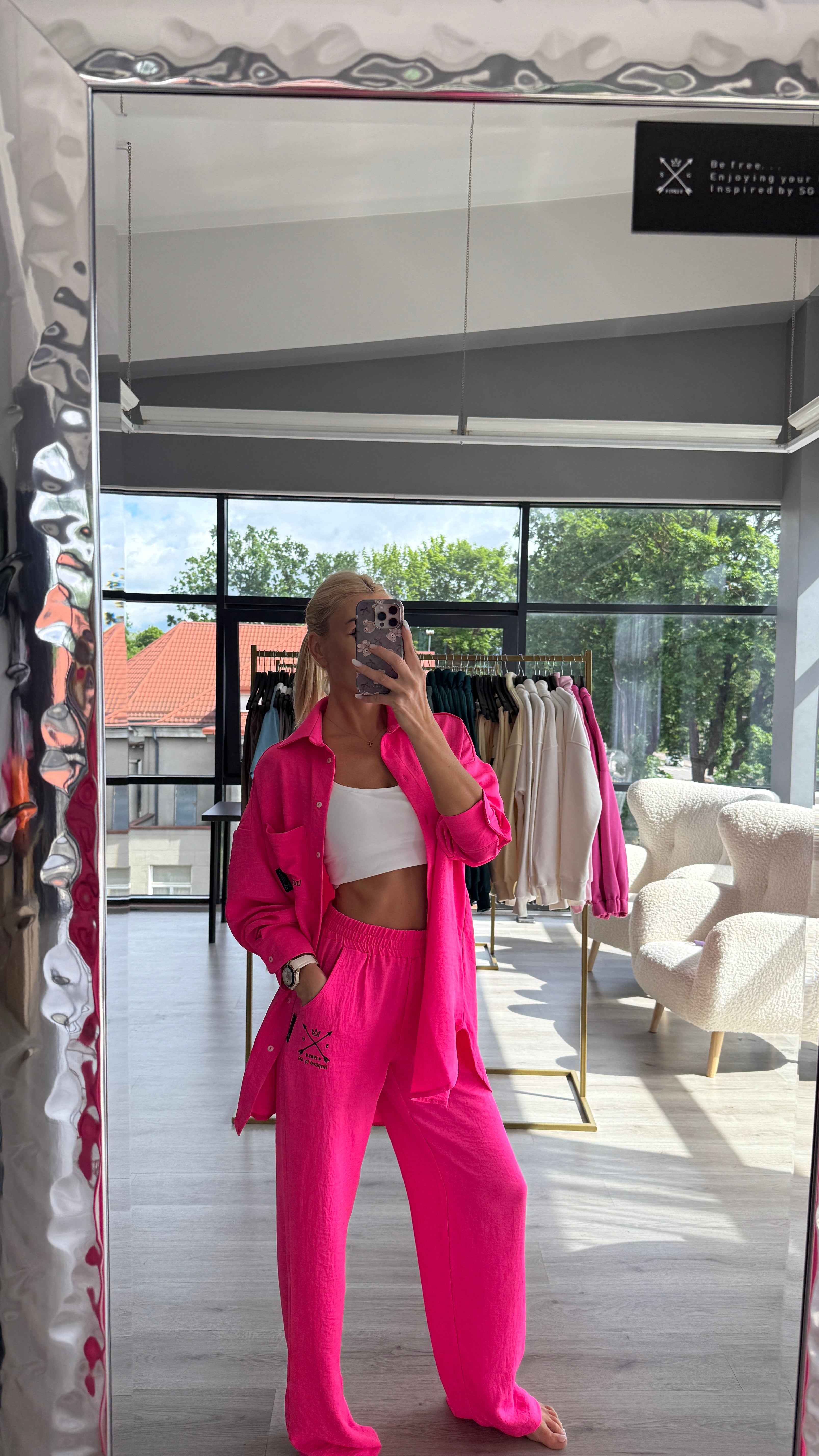 „Tasty Hot Pink“ marškiniai „SG1982“