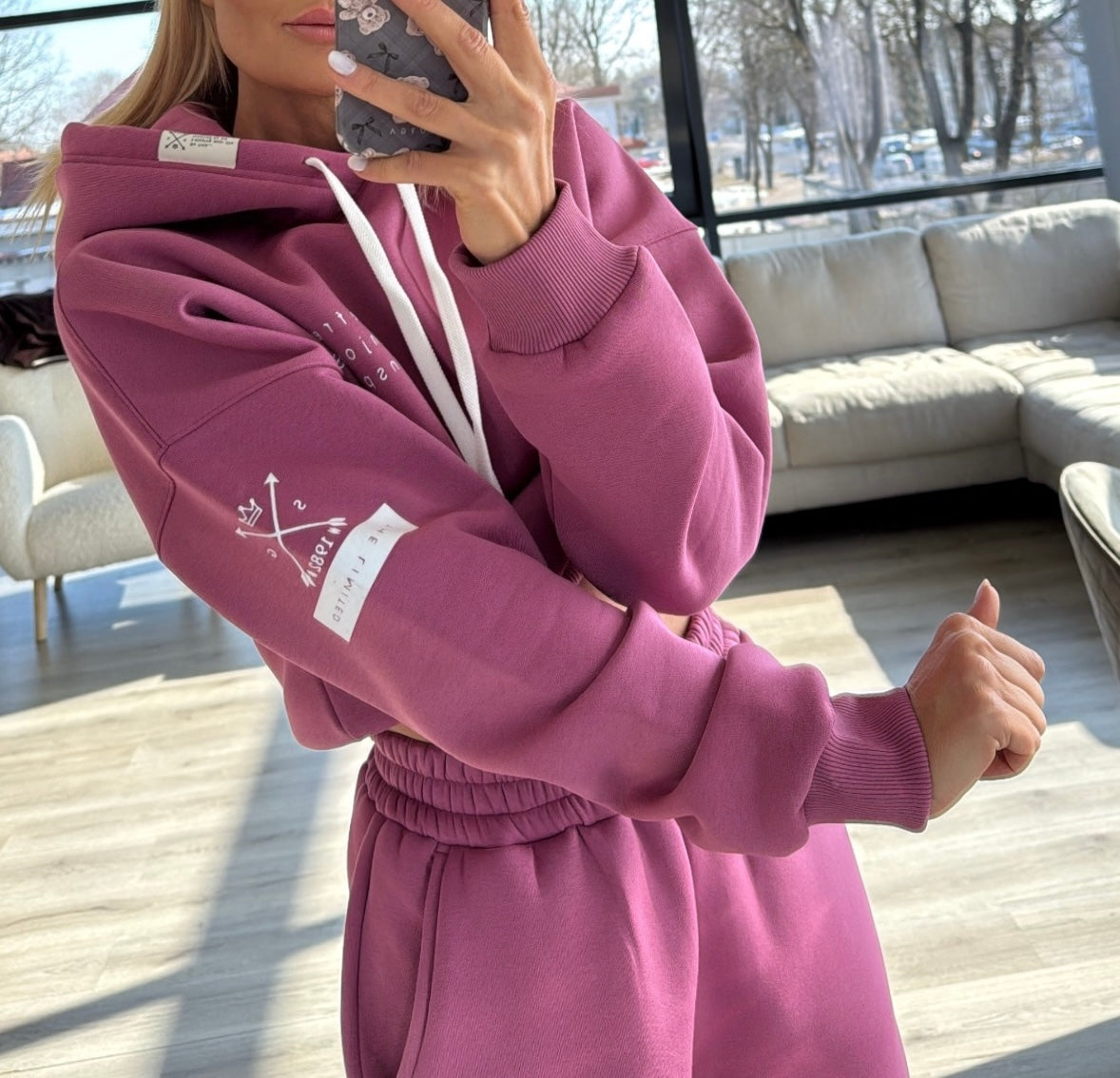 ,,Smoke Lilac" džemperis #SG1982#