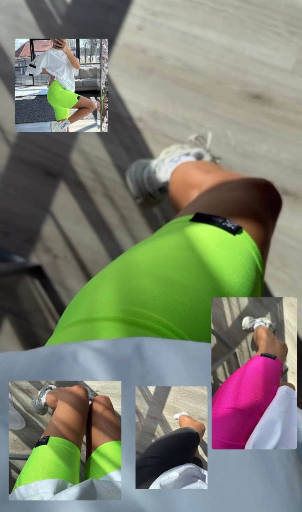 Salotiniai Biker šortai