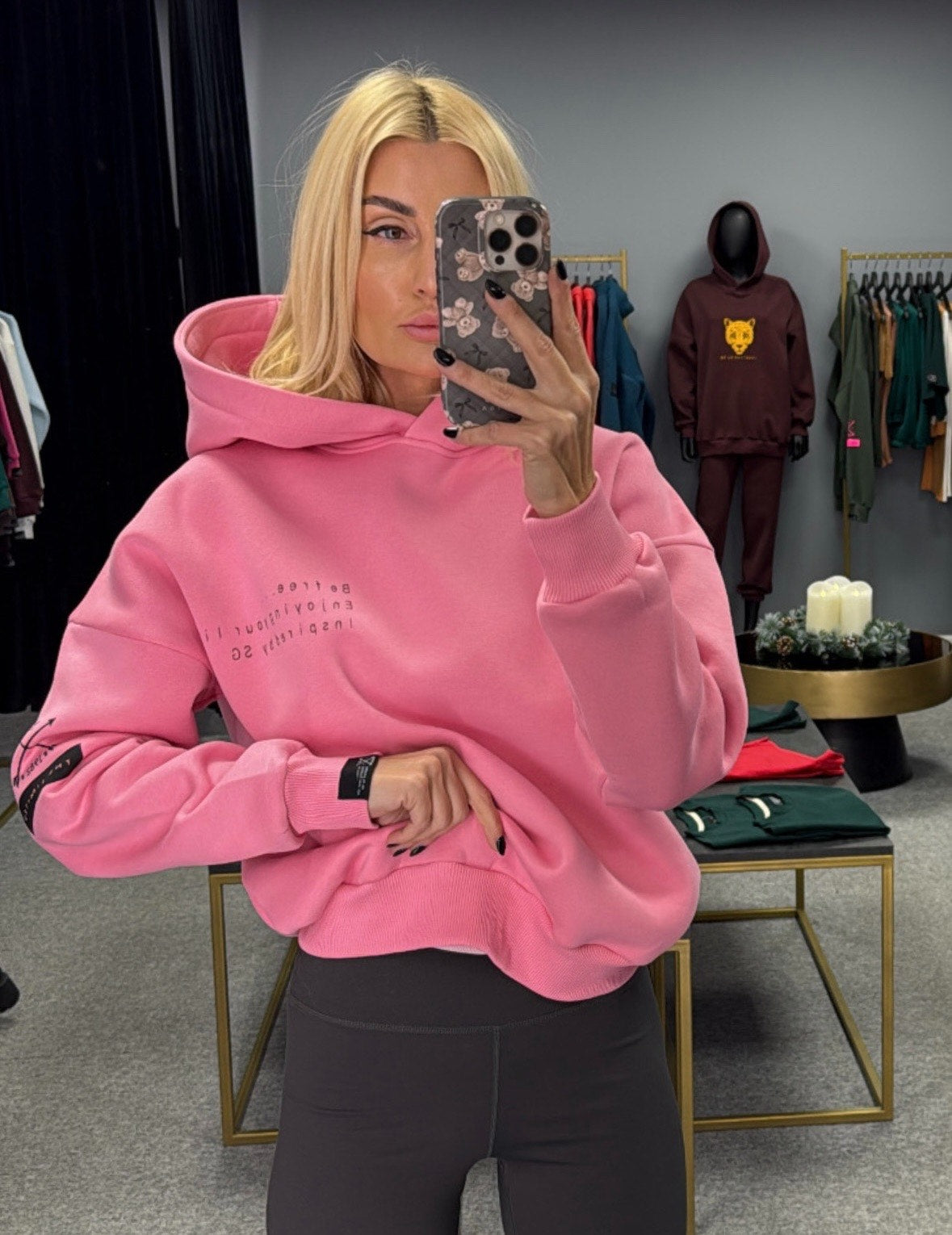 „Pink" pūkio džemperis / PREORDER