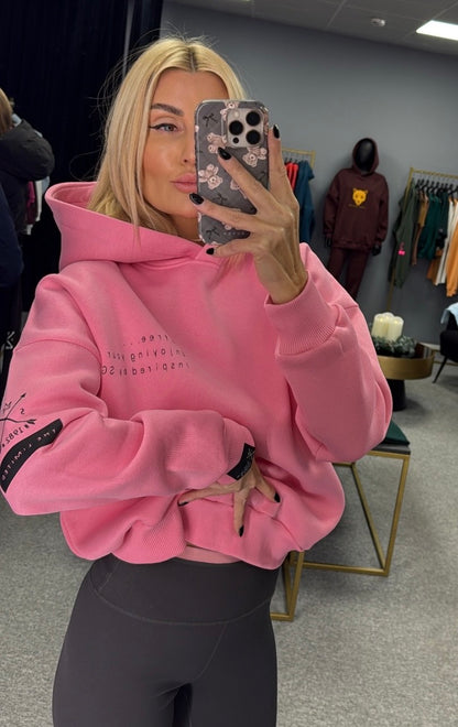 „Pink" pūkio džemperis / PREORDER