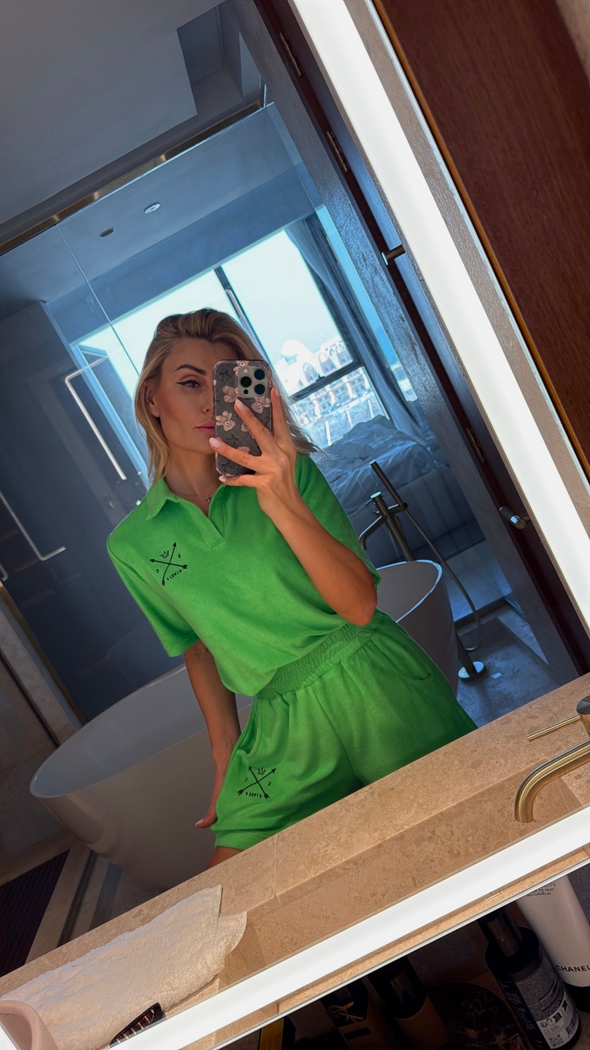 ,,Kiwi" frote šortai #SG1982#