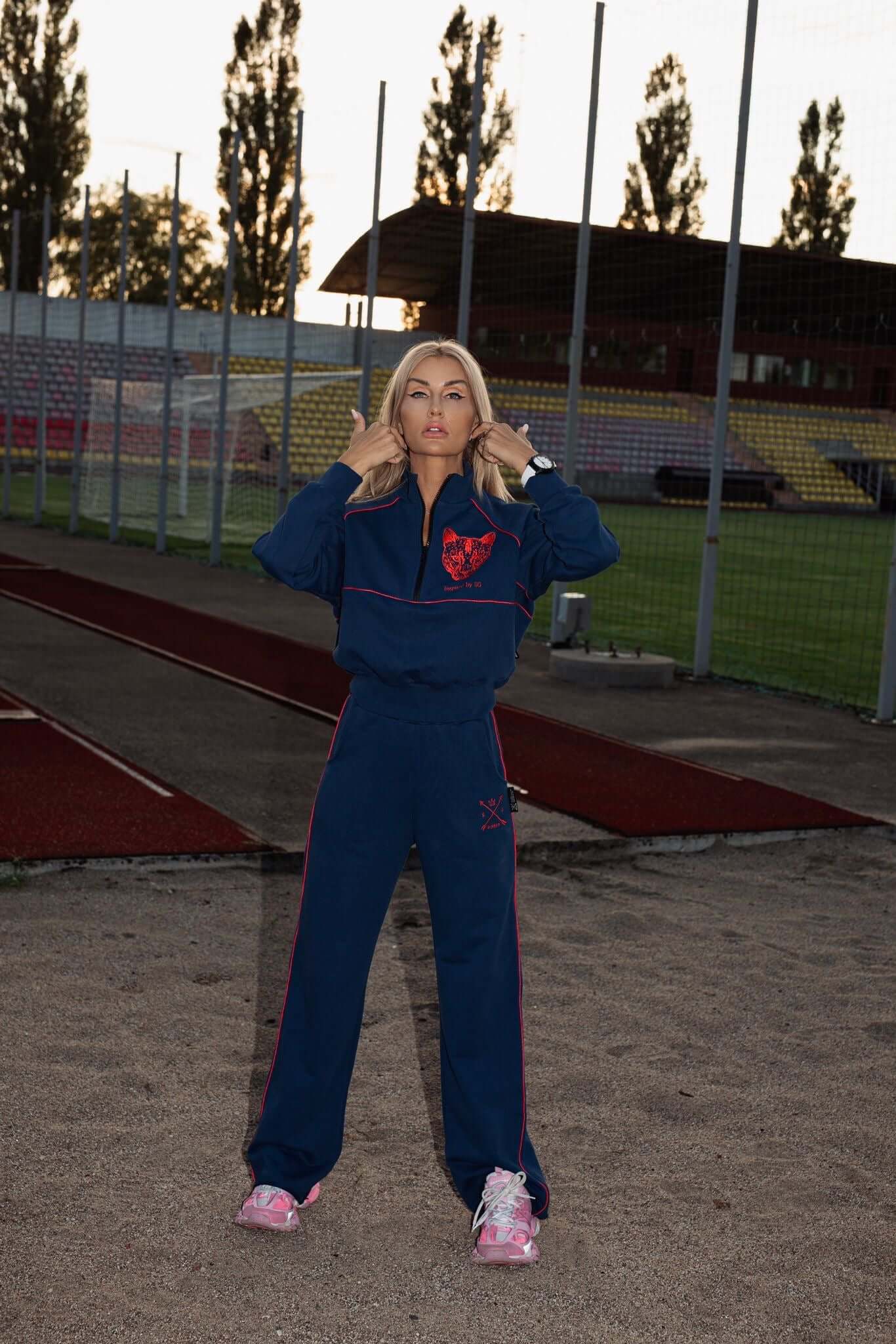 Denim kostiumėlis iš trisiūlio