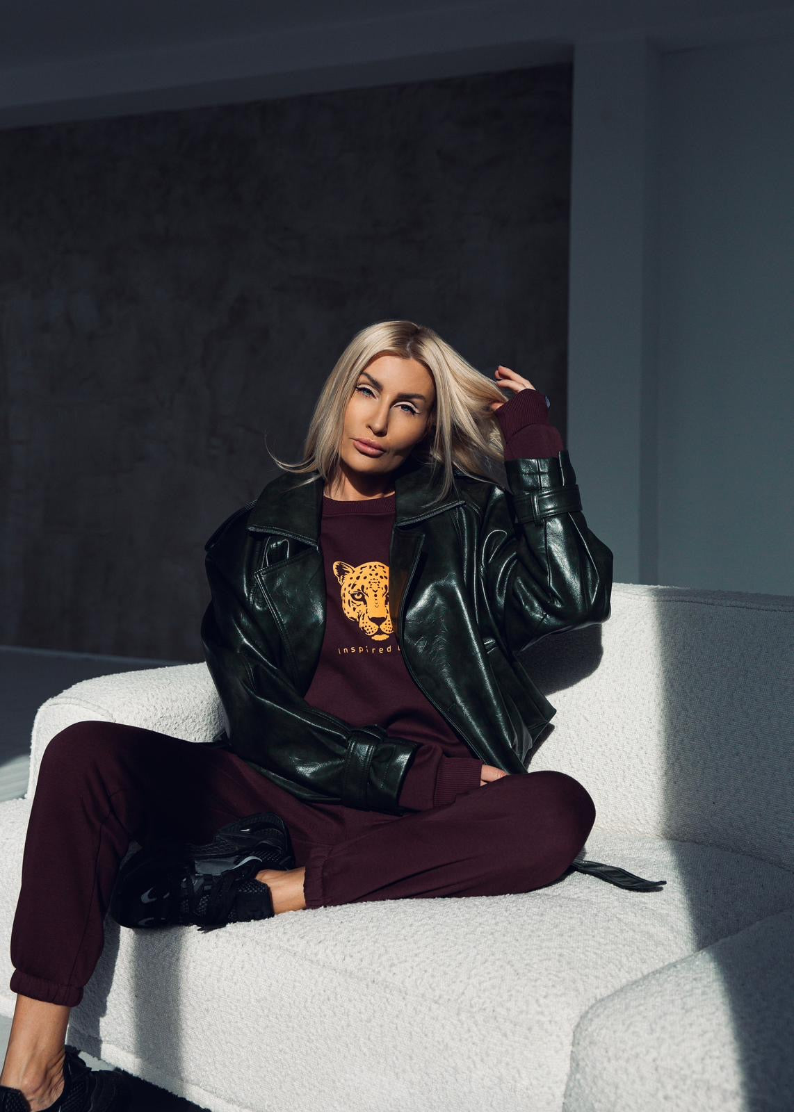 Exclusive Winetesting plono pūkio kelnės