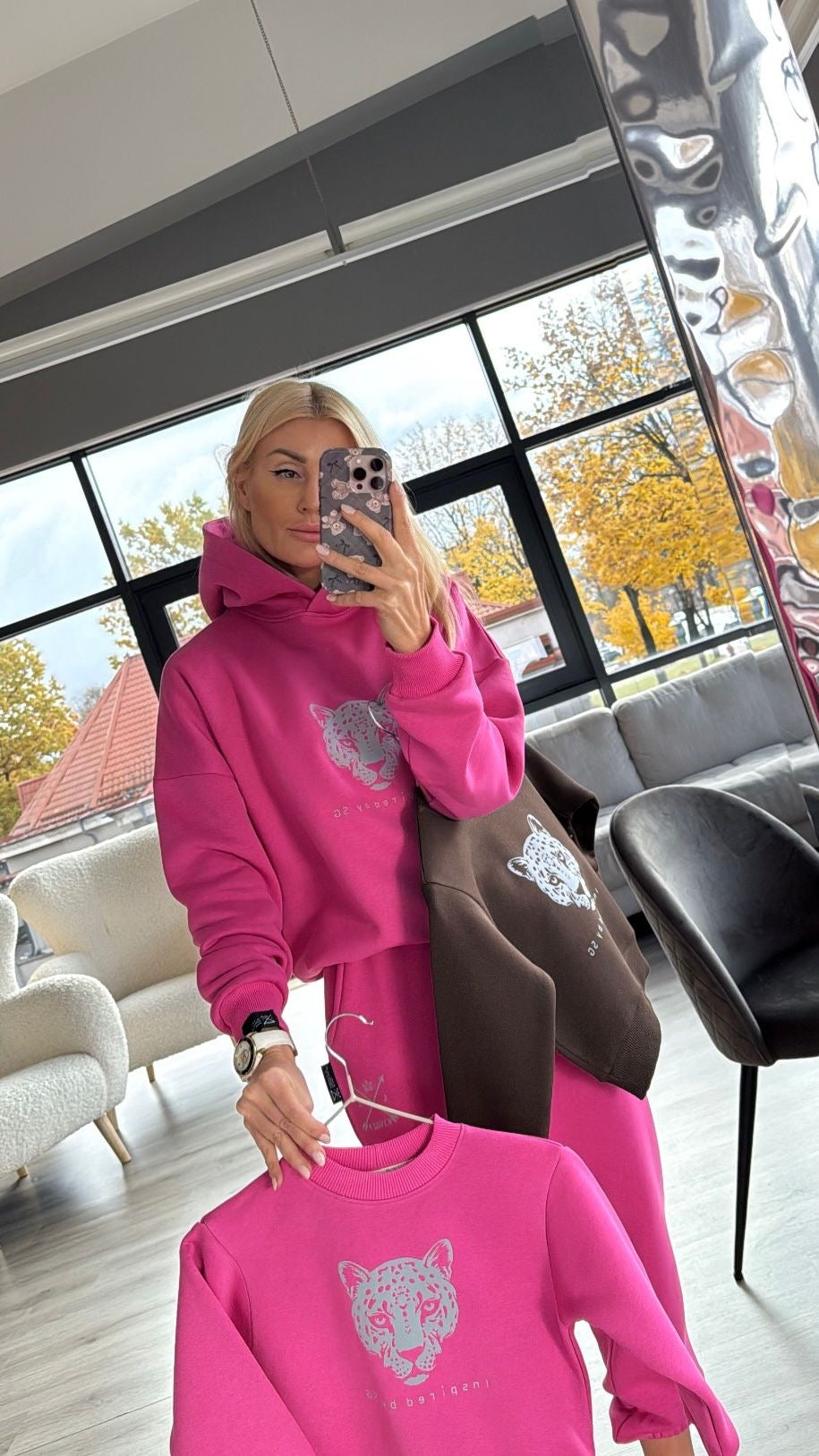 ROŽINĖS SPALVOS PŪKIO KOMPLEKTAS | PRE - ORDER