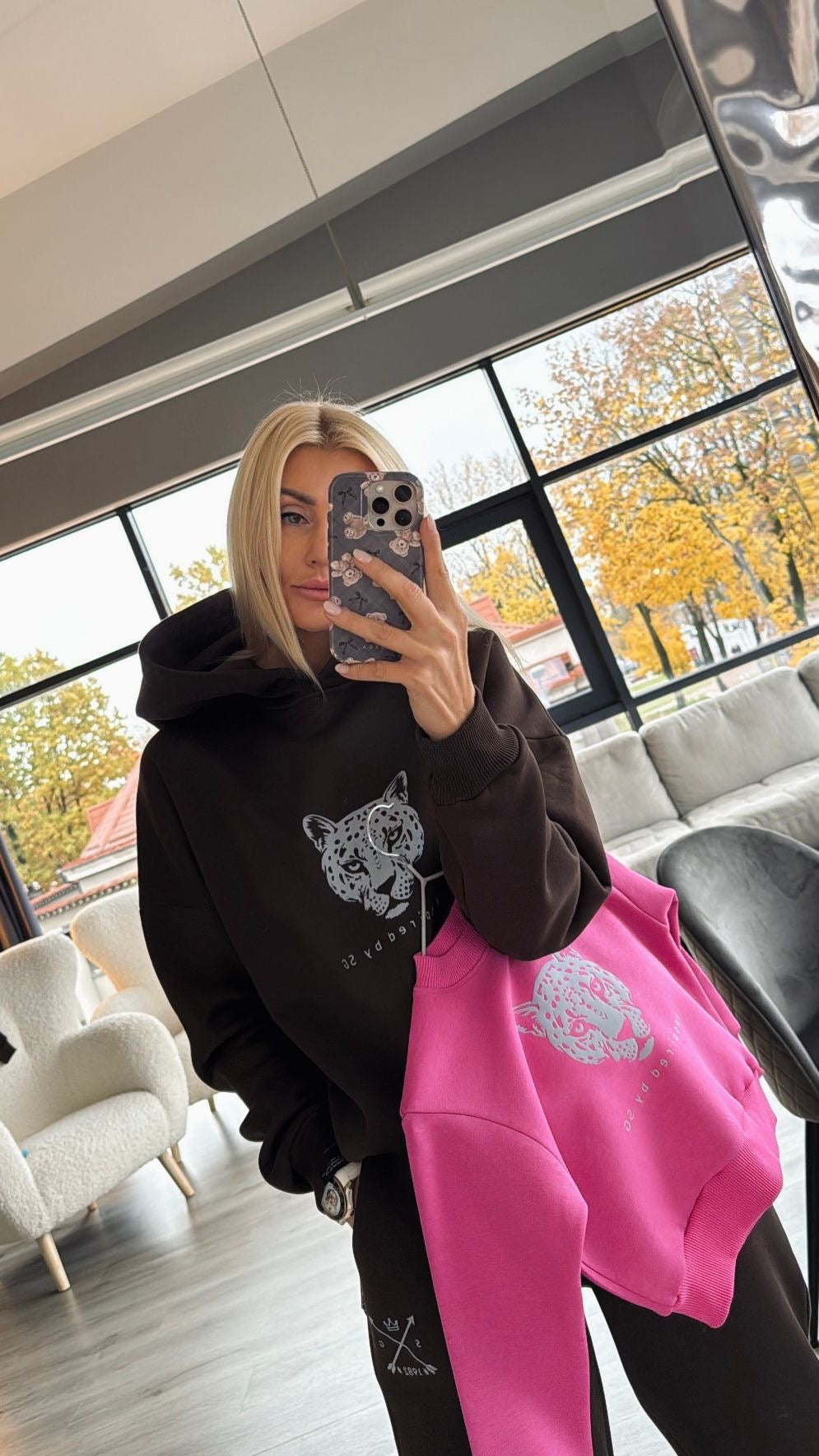 ŠOKOLADO SPALVOS PŪKIO KOMPLEKTAS | PRE - ORDER