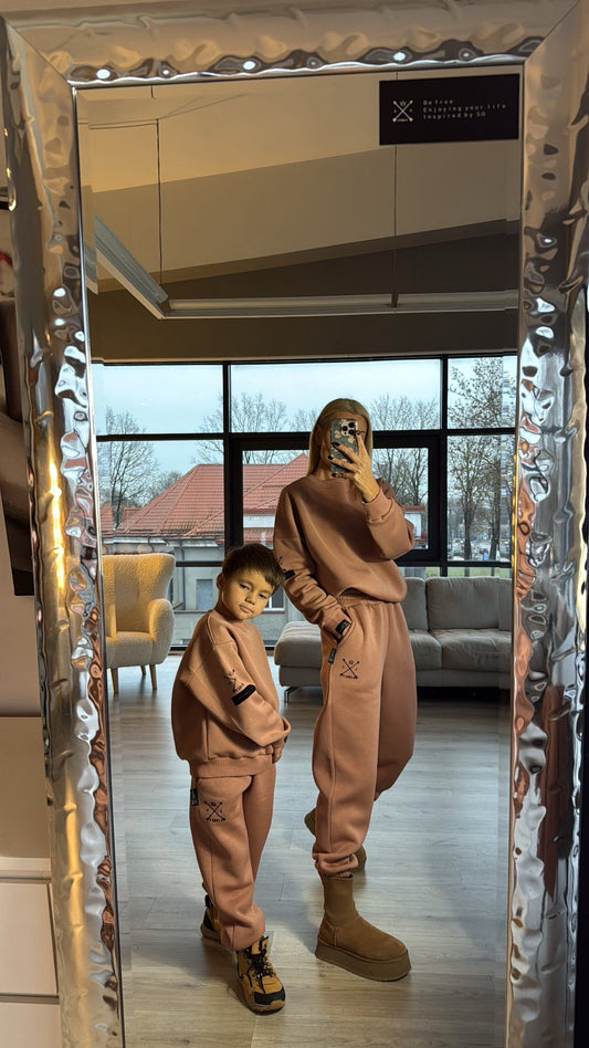 #SG1982# Smėlio spalvos vaikiškas džemperis