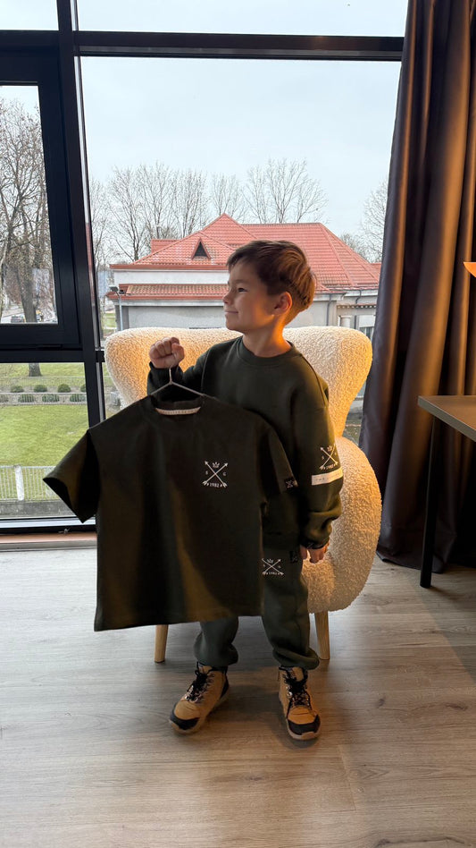 #SG1982# Chaki vaikiškas džemperis