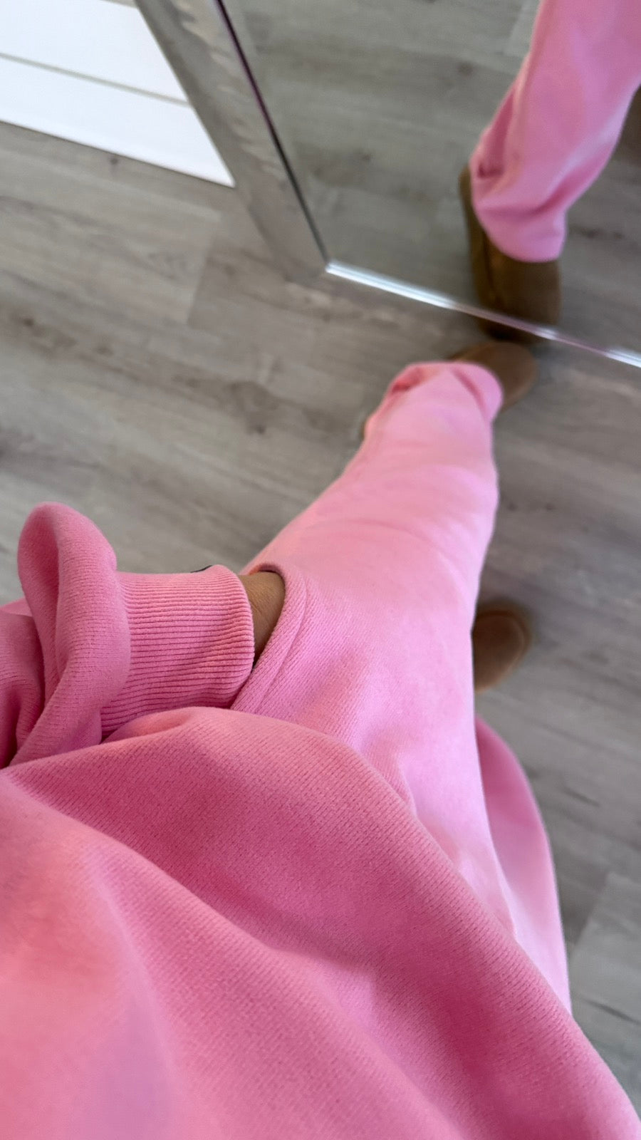 ,,Pink lover" megzto audinio plačios kelnės