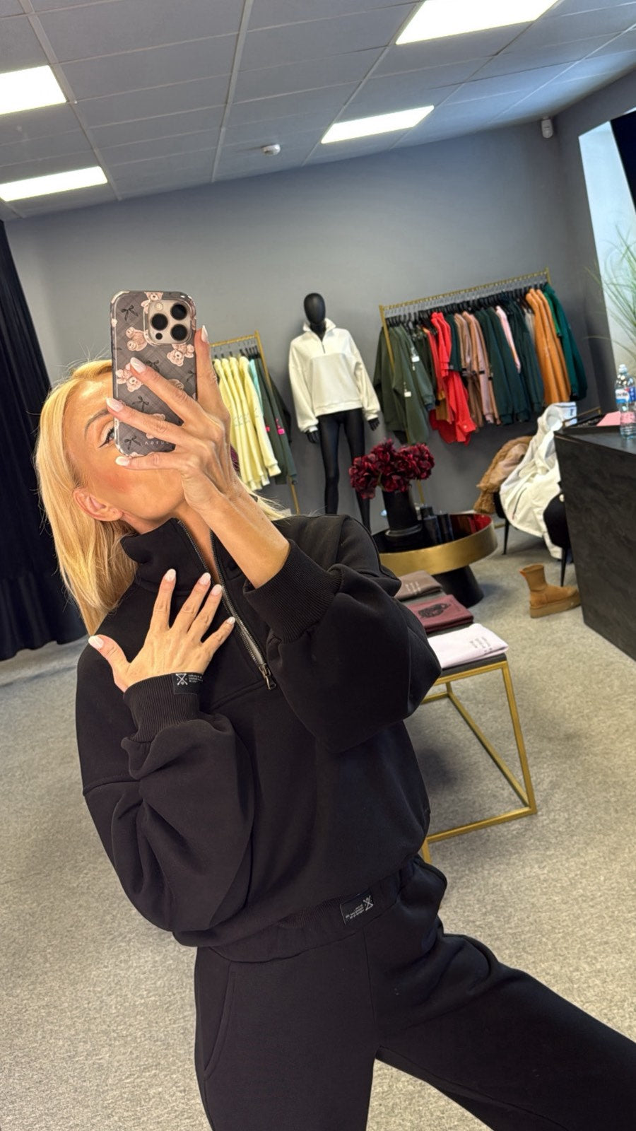 Džemperis SG1982 ,,Black&Black''