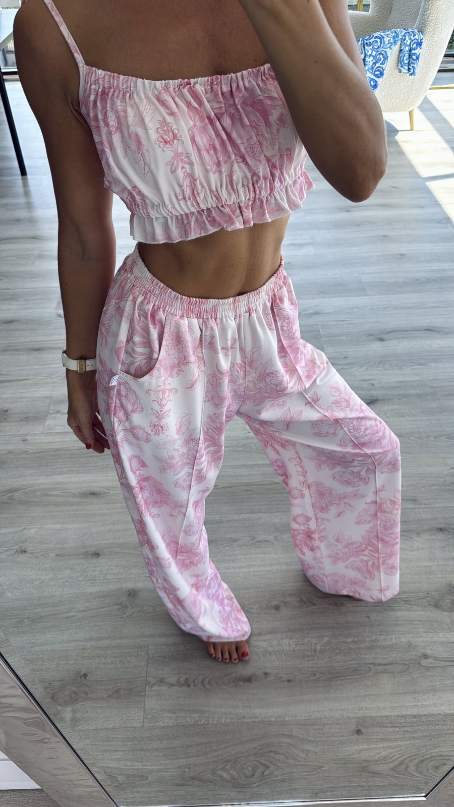,,Rosé Bloom" Kimono